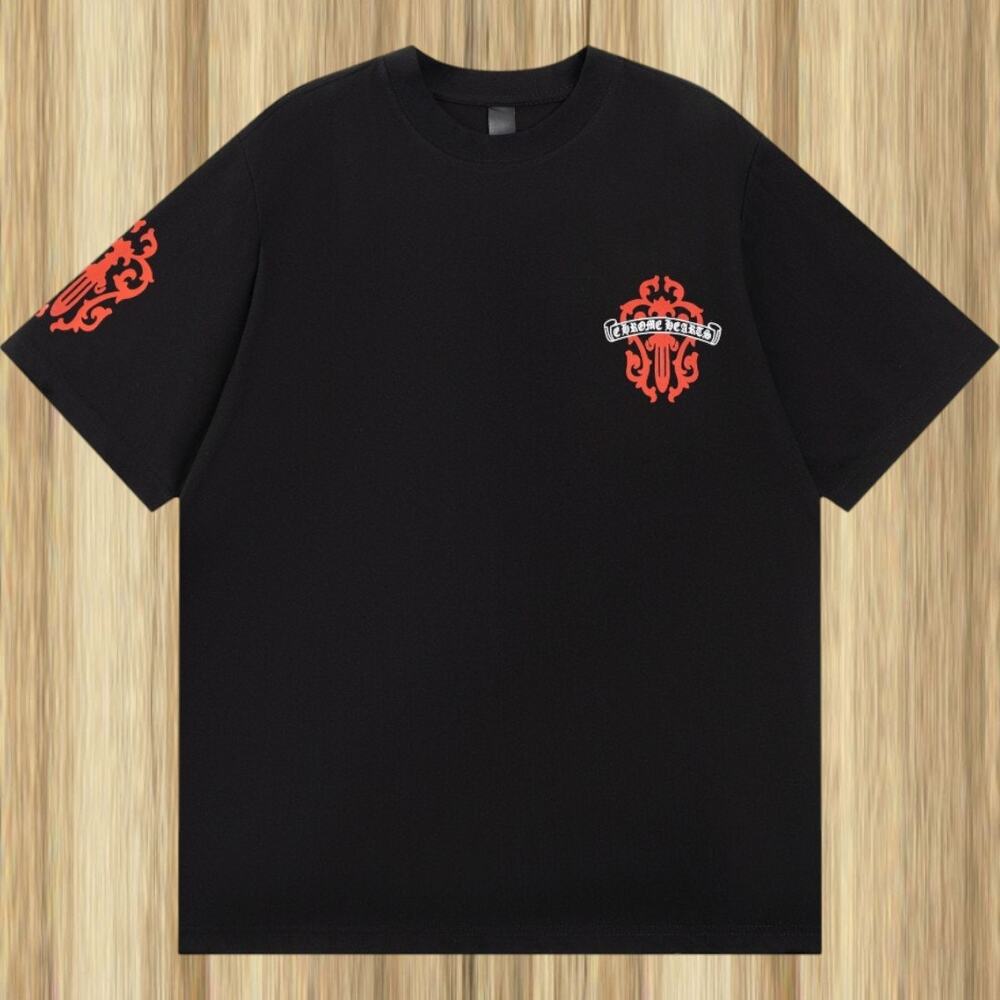 Chrome Hearts Crew Neck Short Sleeve T-Shirt